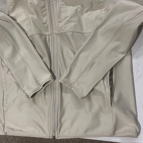 Old Navy Active Knittech Go-Dry Cool Hooded Jacket M Sand Beige‎ - Picture 8 of 11
